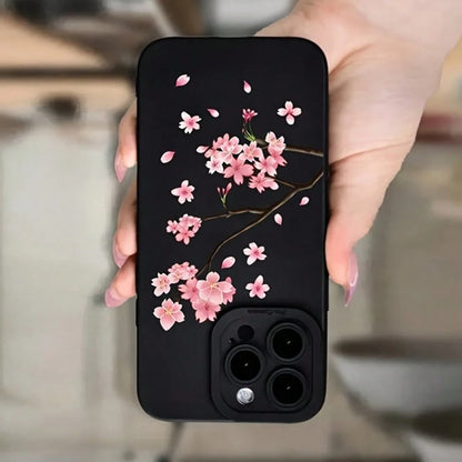 Sakura Pattern Phone Case For IPhoneYOUR-BELOVED-PHONE Christmas Gifts Christmas Gifts, New Year Gifts, Valentine's Day Gifts