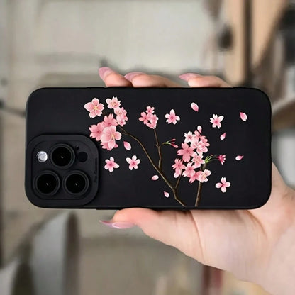 Sakura Pattern Phone Case For IPhoneYOUR-BELOVED-PHONE Christmas Gifts Christmas Gifts, New Year Gifts, Valentine's Day Gifts