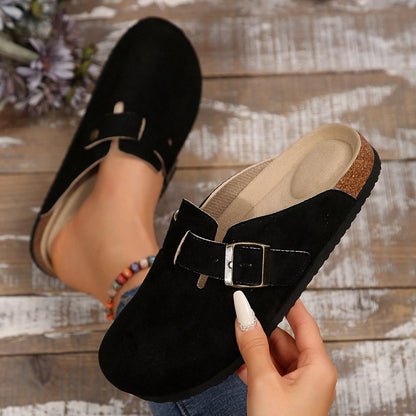 Sandals For Women Stylish And Versatile Slippers Flats Shoes With Comfort Cork Footbed For Outdoor Comfort And Elegance Summer Slides Shoes Sandals For Women Flats Outdoor Walking Travel