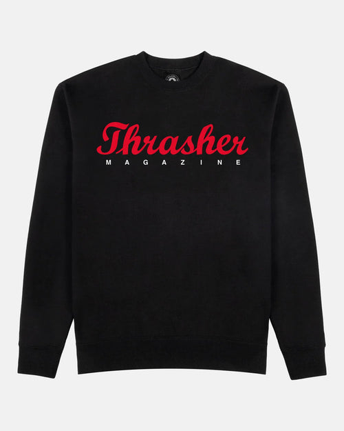 SCRIPT - CREWNECK - BLACK - Four Street