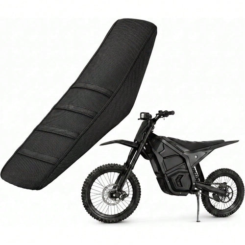 Seat Cover For Yozma IN10,Black Stripe Non-Slip Breathable Waterproof Motorcycle Cushion Cover For Electric Dirt Bike Ebike Yozma In 10