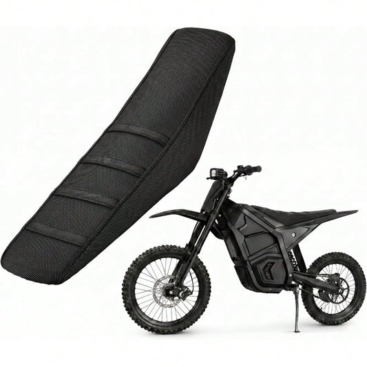 Seat Cover For Yozma IN10,Black Stripe Non-Slip Breathable Waterproof Motorcycle Cushion Cover For Electric Dirt Bike Ebike Yozma In 10