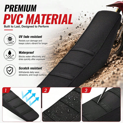Seat Cover For Yozma IN10,Black Stripe Non-Slip Breathable Waterproof Motorcycle Cushion Cover For Electric Dirt Bike Ebike Yozma In 10