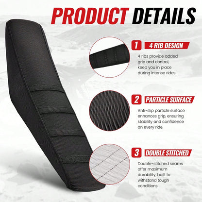 Seat Cover For Yozma IN10,Black Stripe Non-Slip Breathable Waterproof Motorcycle Cushion Cover For Electric Dirt Bike Ebike Yozma In 10
