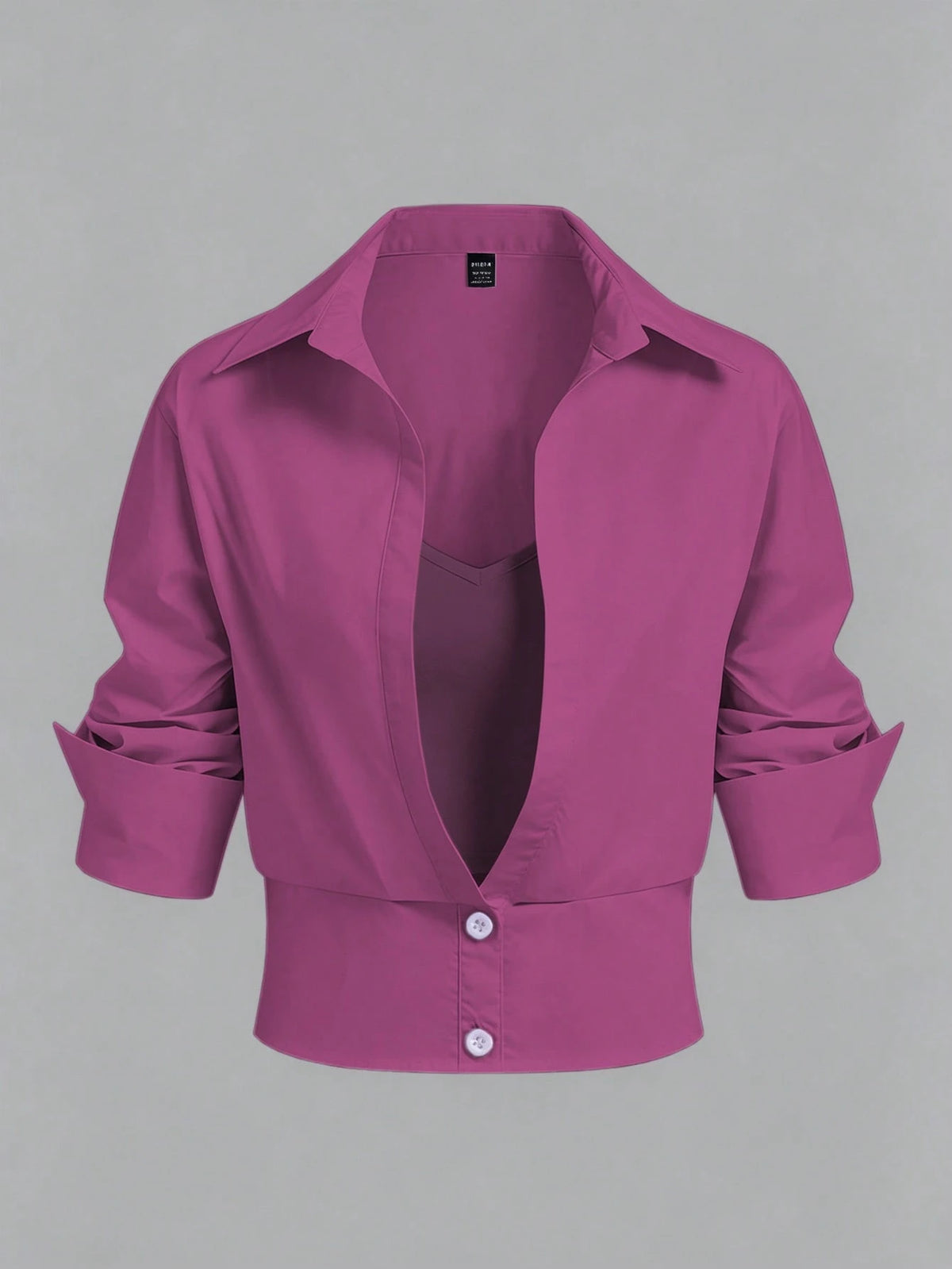 Selianne Women's Casual Versatile Solid Color Shirt