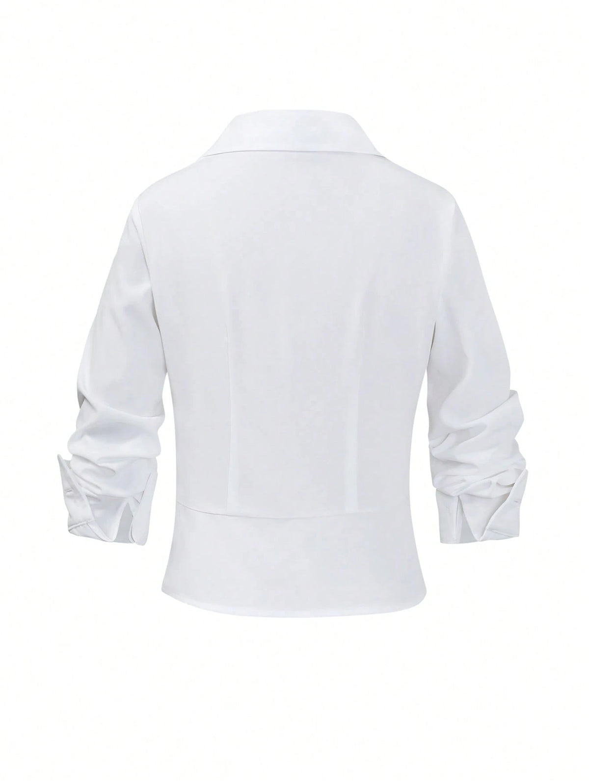 Selianne Women's Casual Versatile Solid Color Shirt