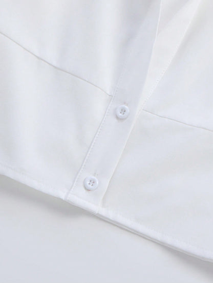 Selianne Women's Casual Versatile Solid Color Shirt