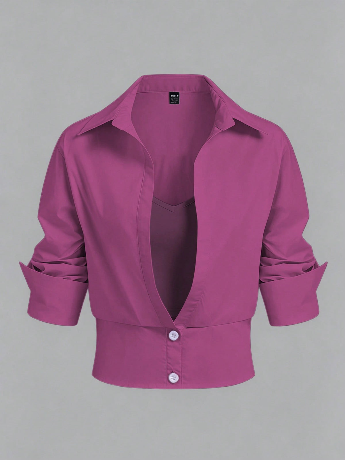 Selianne Women's Casual Versatile Solid Color Shirt