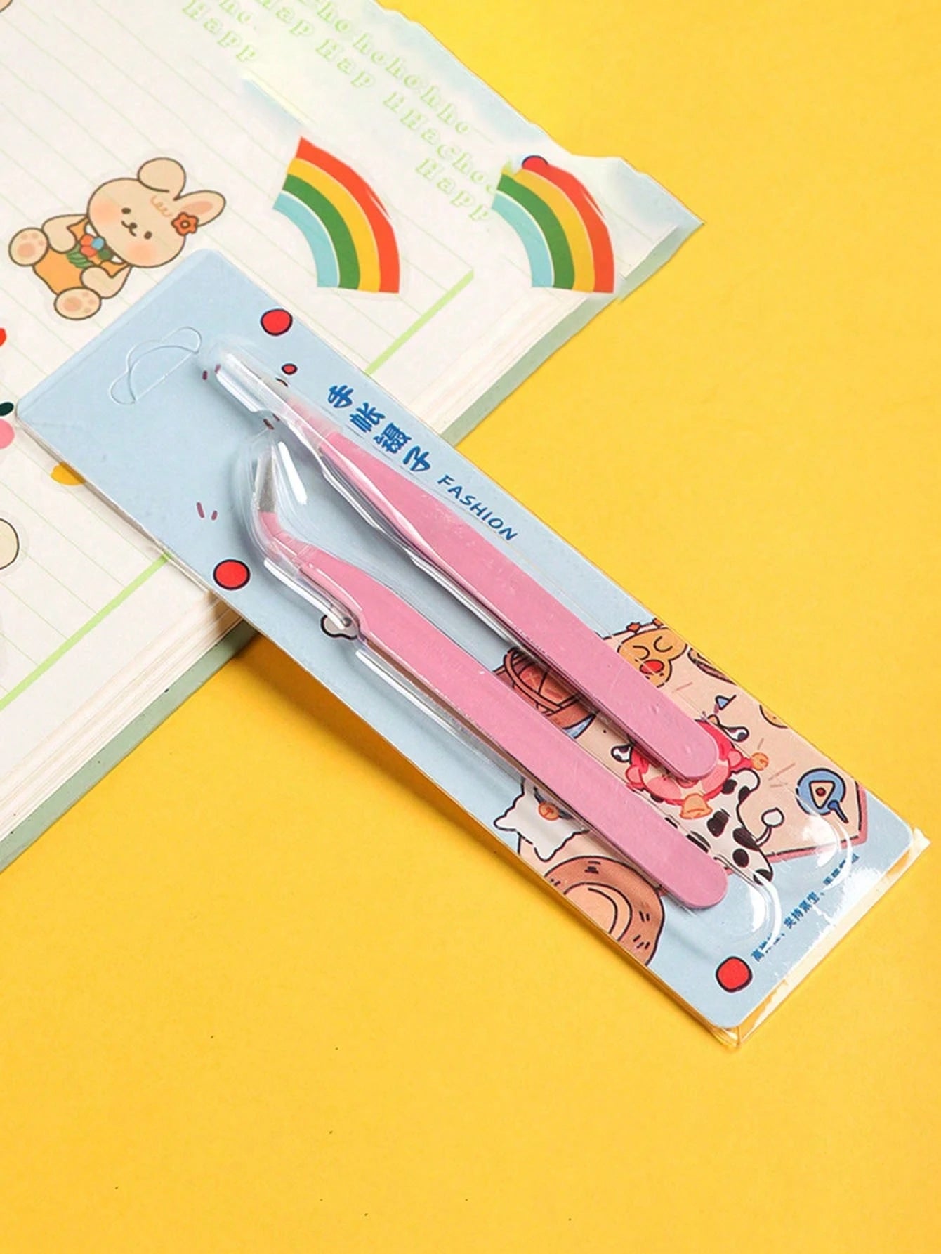 Sharkbang BOBO 2pcs Tweezers Sticker And Washi Tape Picker, Multi-Functional Stationery For DIY Scrapbooking, Photo Album, School Supplies, Back To School