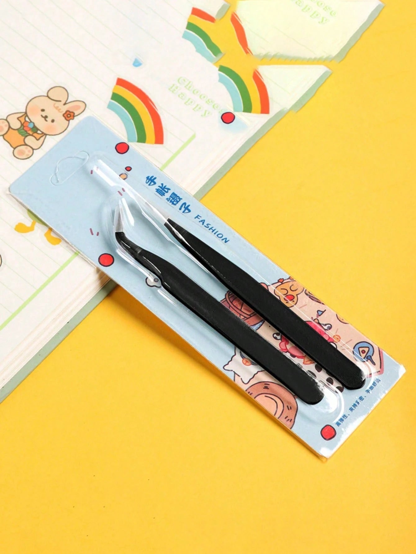 Sharkbang BOBO 2pcs Tweezers Sticker And Washi Tape Picker, Multi-Functional Stationery For DIY Scrapbooking, Photo Album, School Supplies, Back To School