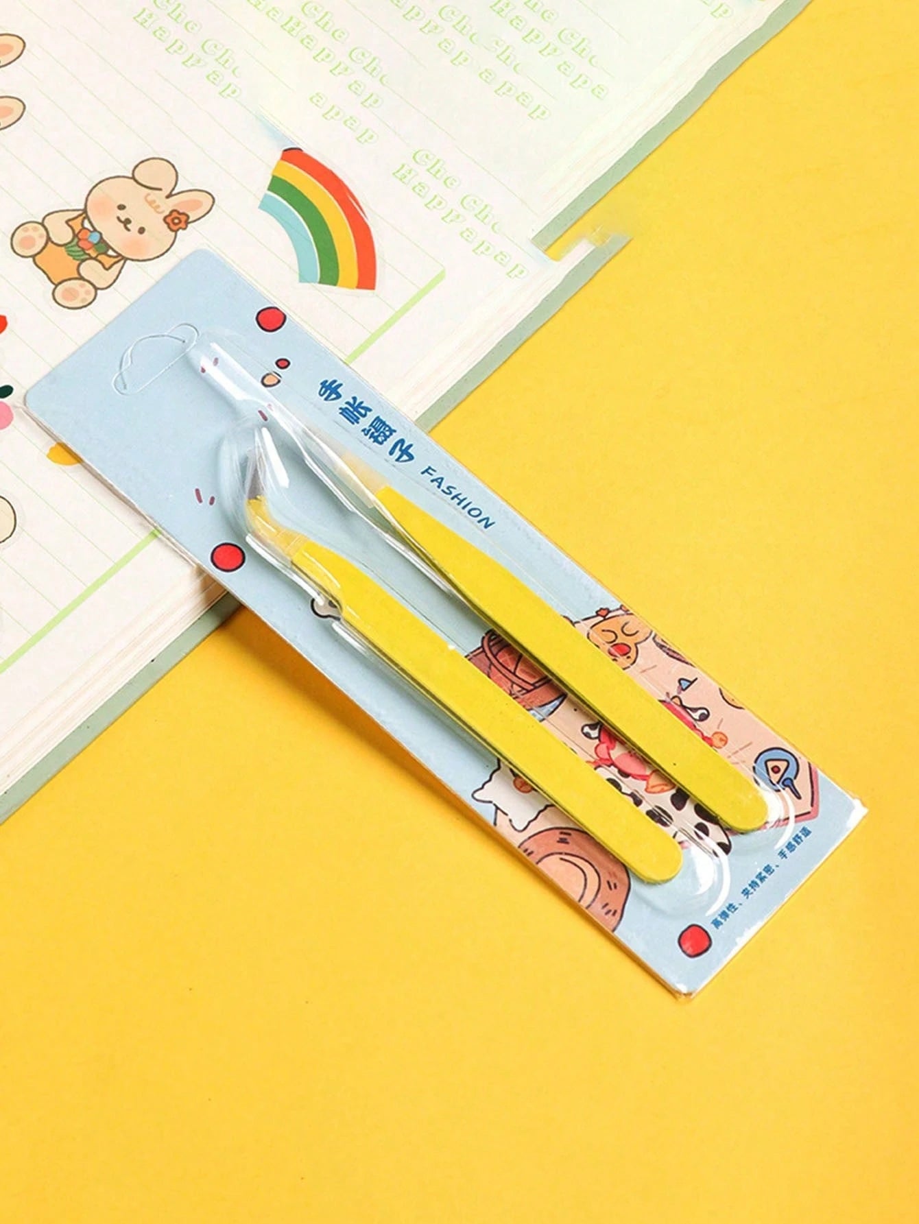 Sharkbang BOBO 2pcs Tweezers Sticker And Washi Tape Picker, Multi-Functional Stationery For DIY Scrapbooking, Photo Album, School Supplies, Back To School