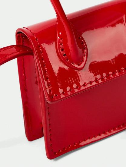 SHECARRY Mini Top Handle Satchel Bag