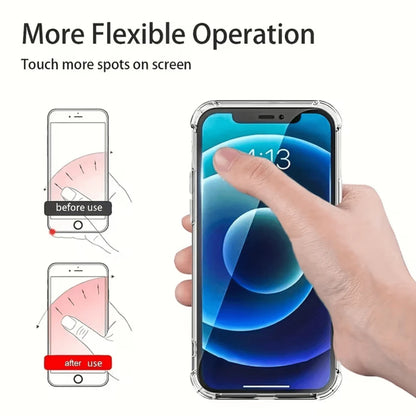 Shockproof Solid Color Long Strip Phone Case Back Sticker Stand, Retractable Wrist Strap Phone Holder, Self-Adhesive Extendable Desktop Stand Mother's Day Gift
