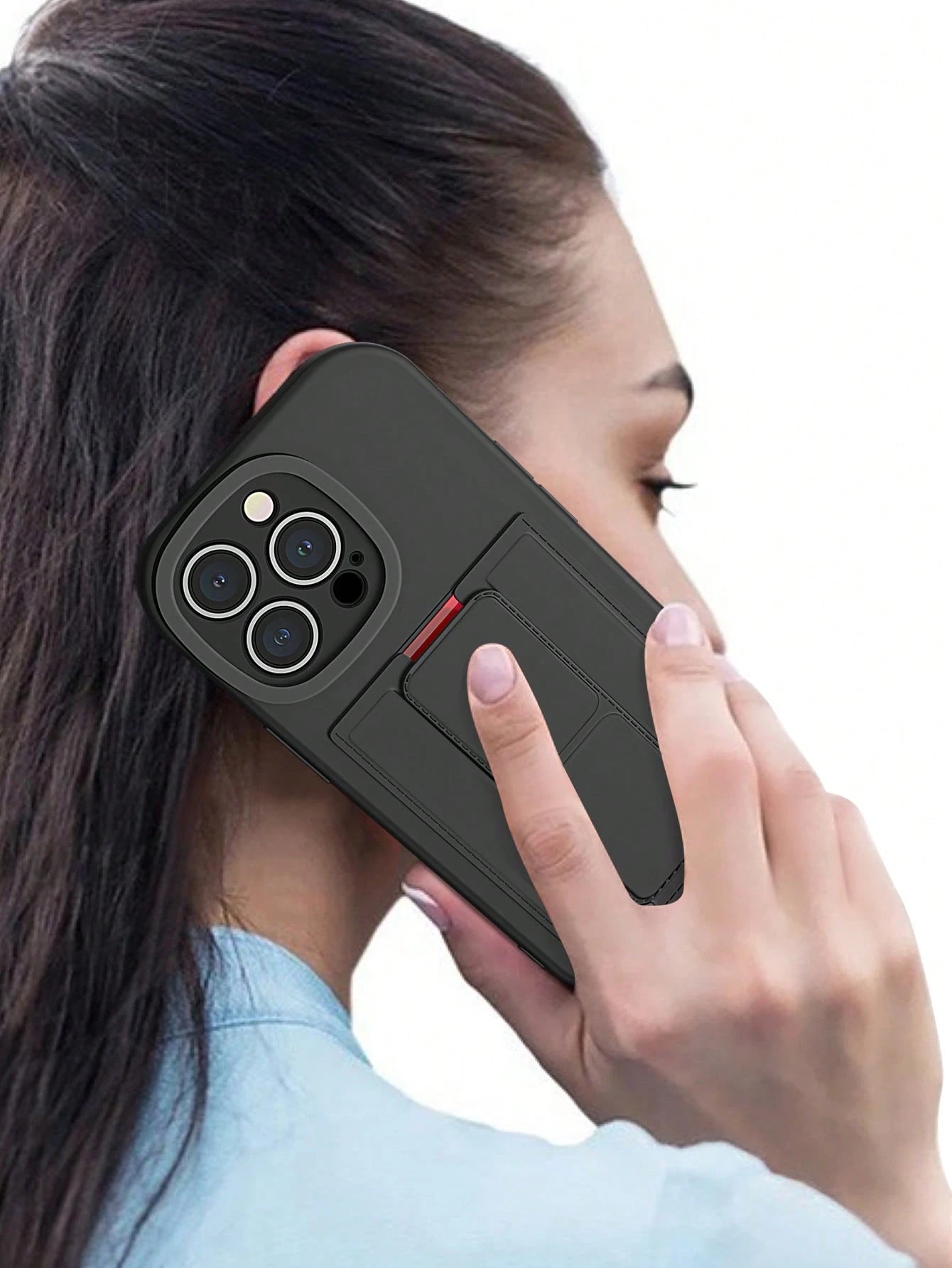 Shockproof Wallet Card Holder 1pc 11-Card Slot Phone Case Compatible With IPhone 15 14 13 12 11 Pro XS Max XR X 6 6S 7 Galaxy S24 Ultra S23 S22 Back With Credit Card Slots Invisible Stand Magnetic Fun