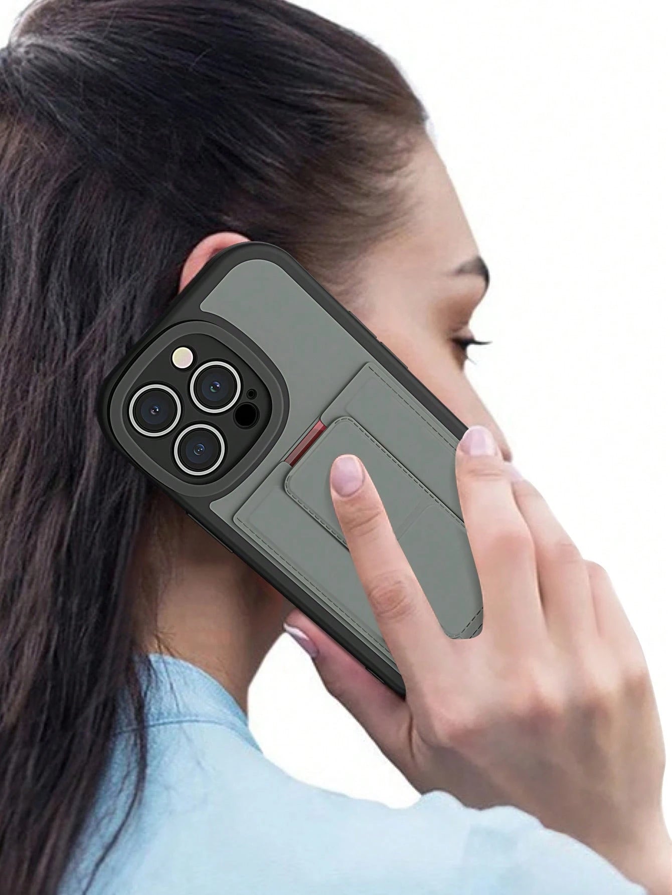 Shockproof Wallet Card Holder 1pc 11-Card Slot Phone Case Compatible With IPhone 15 14 13 12 11 Pro XS Max XR X 6 6S 7 Galaxy S24 Ultra S23 S22 Back With Credit Card Slots Invisible Stand Magnetic Fun