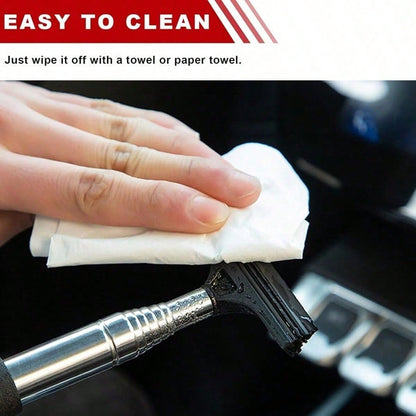 Side Mirror Squeegee, Car Rearview Mirror Wiper, Telescopic Long Pole Water Stain Cleaner, Portable Interior And Exterior Car Cleaning Tool, Rain And Fog Weather Car Accessory, Portable Car Window Cle