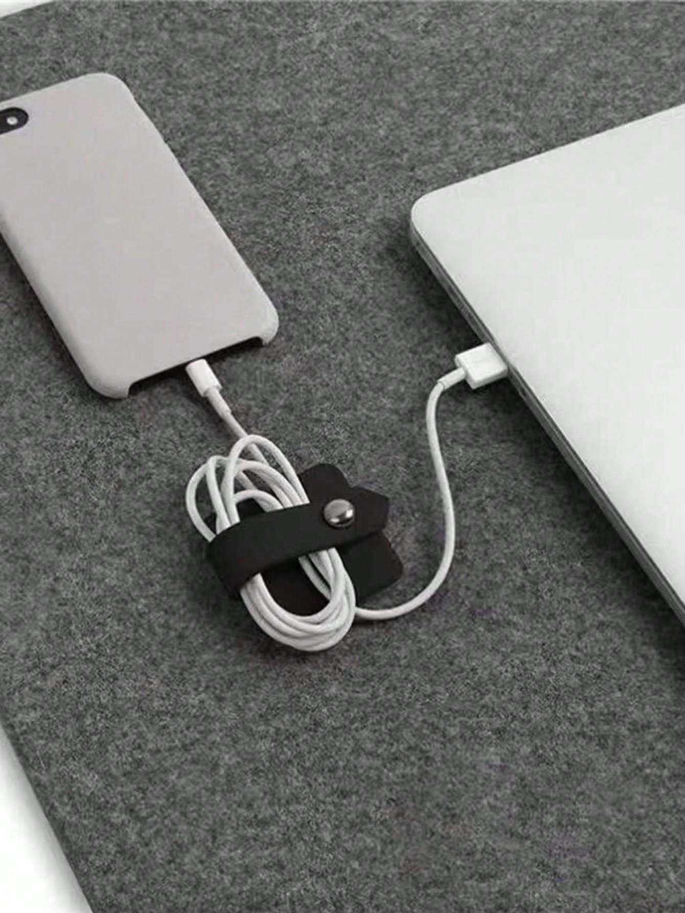 Silicone Charging Cable Organizer, Earphone Wire Winder, Data Cable Tie