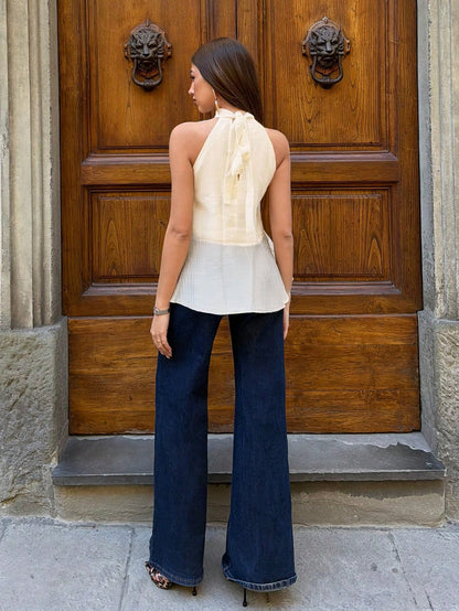 Siren Gaze Spring/Summer New Ruffle Blouse For Women Elegant