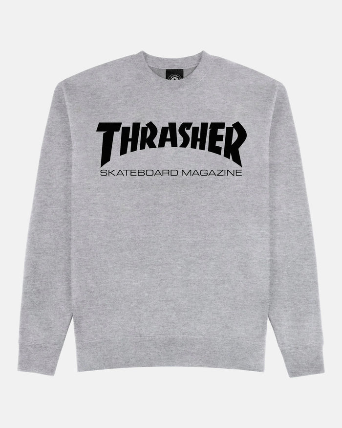 SKATE MAG - CREWNECK - GREY - Four Street