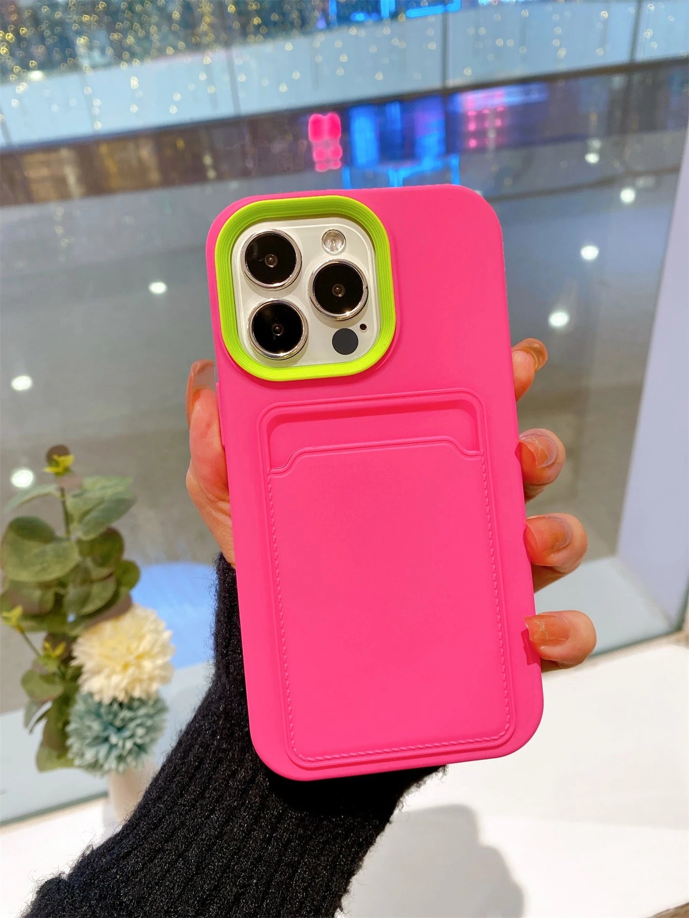 Skin-Feel 2-In-1 Detachable Card Holder Wallet, Fits Cards And Coins, Anti-Drop, Anti-Sweat, Anti-Fingerprint, Wear-Resistant, Non-Fading, Compatible With IPhone 17 Pro Max/17 Pro/17 Air/17/16 Pro Max