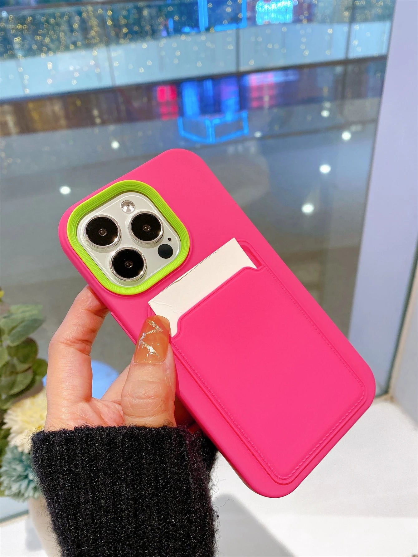 Skin-Feel 2-In-1 Detachable Card Holder Wallet, Fits Cards And Coins, Anti-Drop, Anti-Sweat, Anti-Fingerprint, Wear-Resistant, Non-Fading, Compatible With IPhone 17 Pro Max/17 Pro/17 Air/17/16 Pro Max