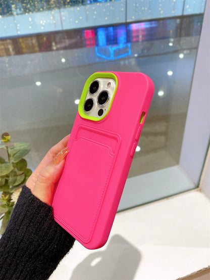 Skin-Feel 2-In-1 Detachable Card Holder Wallet, Fits Cards And Coins, Anti-Drop, Anti-Sweat, Anti-Fingerprint, Wear-Resistant, Non-Fading, Compatible With IPhone 17 Pro Max/17 Pro/17 Air/17/16 Pro Max