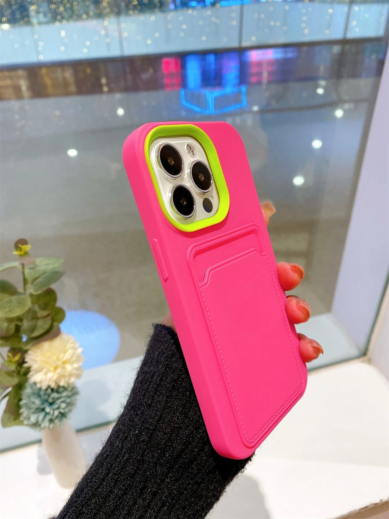 Skin-Feel 2-In-1 Detachable Card Holder Wallet, Fits Cards And Coins, Anti-Drop, Anti-Sweat, Anti-Fingerprint, Wear-Resistant, Non-Fading, Compatible With IPhone 17 Pro Max/17 Pro/17 Air/17/16 Pro Max