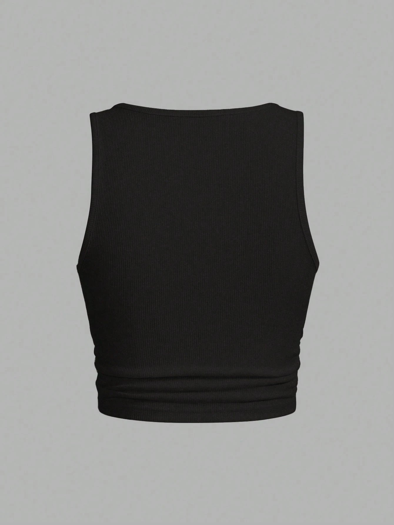 Slaydiva Plus Size Women Solid Color V-Neck Sleeveless Top, Casual Minimalist Style Suitable For Summer,Business Casual Woman Back To School
