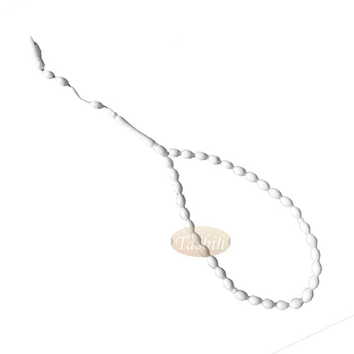 Small Camel Bone 6x8 mm Elongated Oval 33 Beads Tasbih