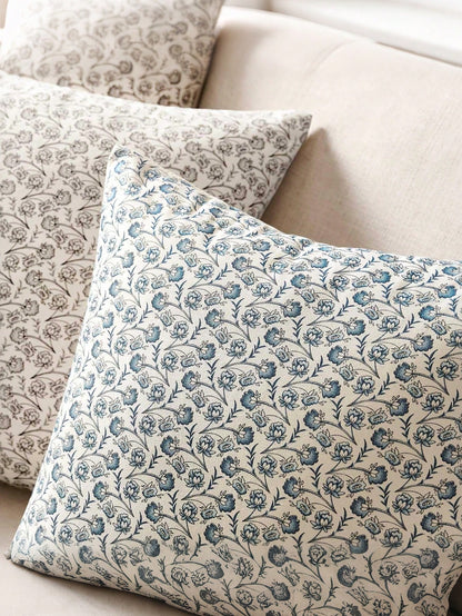 Small Floral Throw Pillow Cover, Decorative Country Style Cushion Case, Pastoral Print Pillowcase, Suitable For Sofa, Bedroom, Living Room, Etc., Ideal For Daily Use, Parties, Holidays, Etc.