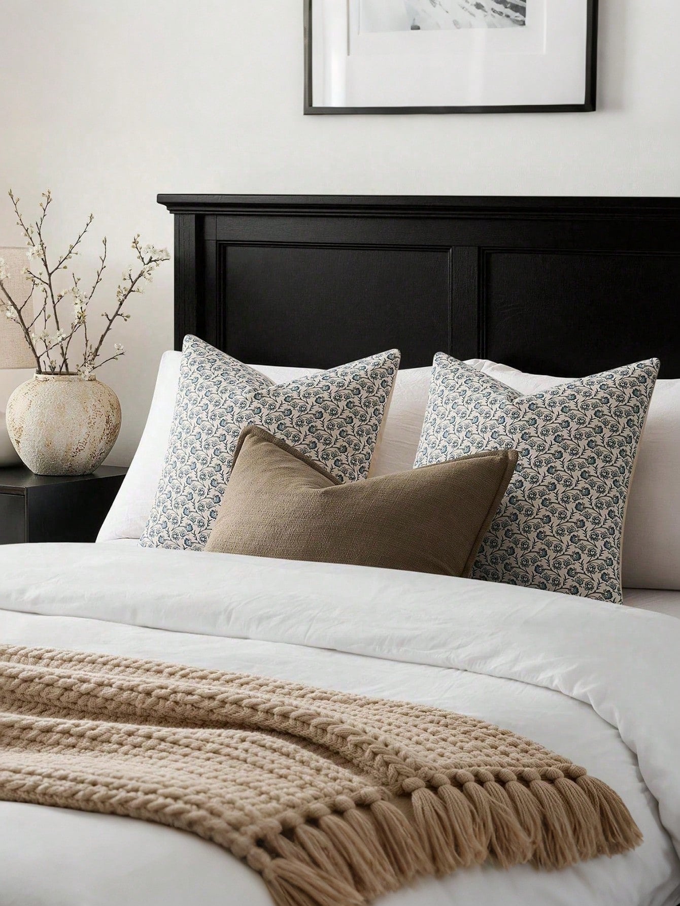Small Floral Throw Pillow Cover, Decorative Country Style Cushion Case, Pastoral Print Pillowcase, Suitable For Sofa, Bedroom, Living Room, Etc., Ideal For Daily Use, Parties, Holidays, Etc.