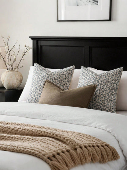 Small Floral Throw Pillow Cover, Decorative Country Style Cushion Case, Pastoral Print Pillowcase, Suitable For Sofa, Bedroom, Living Room, Etc., Ideal For Daily Use, Parties, Holidays, Etc.
