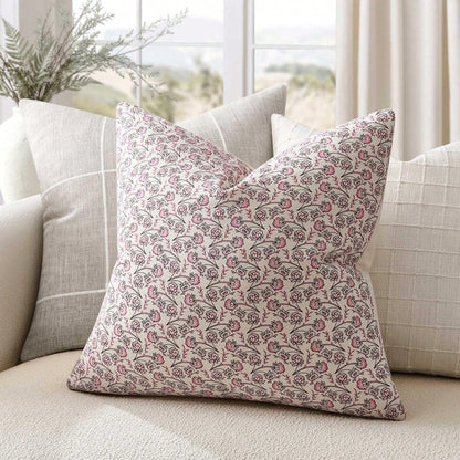 Small Floral Throw Pillow Cover, Decorative Country Style Cushion Case, Pastoral Print Pillowcase, Suitable For Sofa, Bedroom, Living Room, Etc., Ideal For Daily Use, Parties, Holidays, Etc.