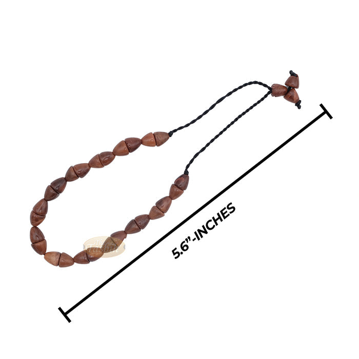 Small Kuka 13ct Adjustable Bracelet - Handcrafted 7x13m Biconal Genuine Natural Color Shiny Seed Beads in Gift Box