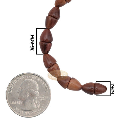 Small Kuka 13ct Adjustable Bracelet - Handcrafted 7x13m Biconal Genuine Natural Color Shiny Seed Beads in Gift Box