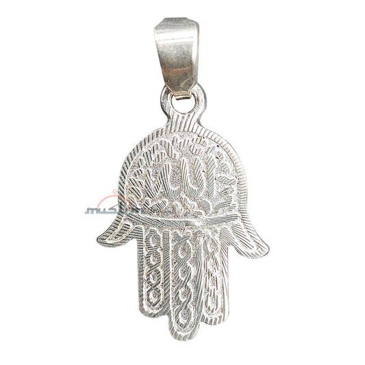 Small-Size Hand Allah Hand Diamond-Cut Edge Design Pendant