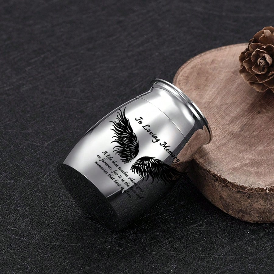 Small Urns For Human Pet Ashes Keepsake, 1.57 Inch Mini Urn For Human Ashes, Memorial Keepsake For Men Women, Cremation Urns For Female Male- In Loving Memory