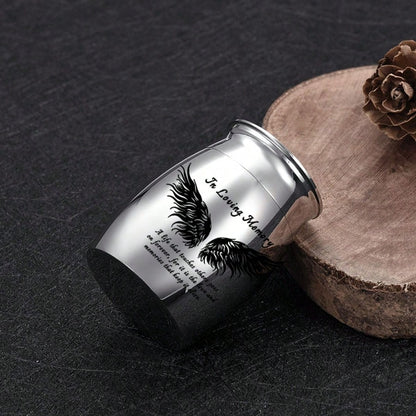 Small Urns For Human Pet Ashes Keepsake, 1.57 Inch Mini Urn For Human Ashes, Memorial Keepsake For Men Women, Cremation Urns For Female Male- In Loving Memory