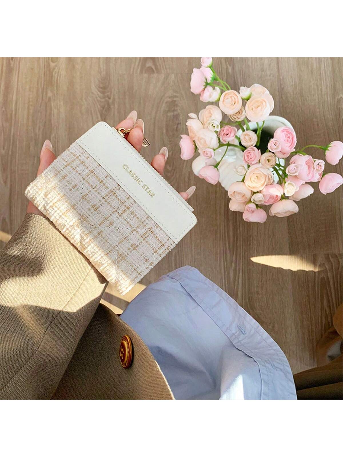 Small Women's Wallet Korean Style With Large Capacity And Simple Design For Students Or Daily Outing. For Women Wallet Purse Wallet Small Wallet Cute Wallet