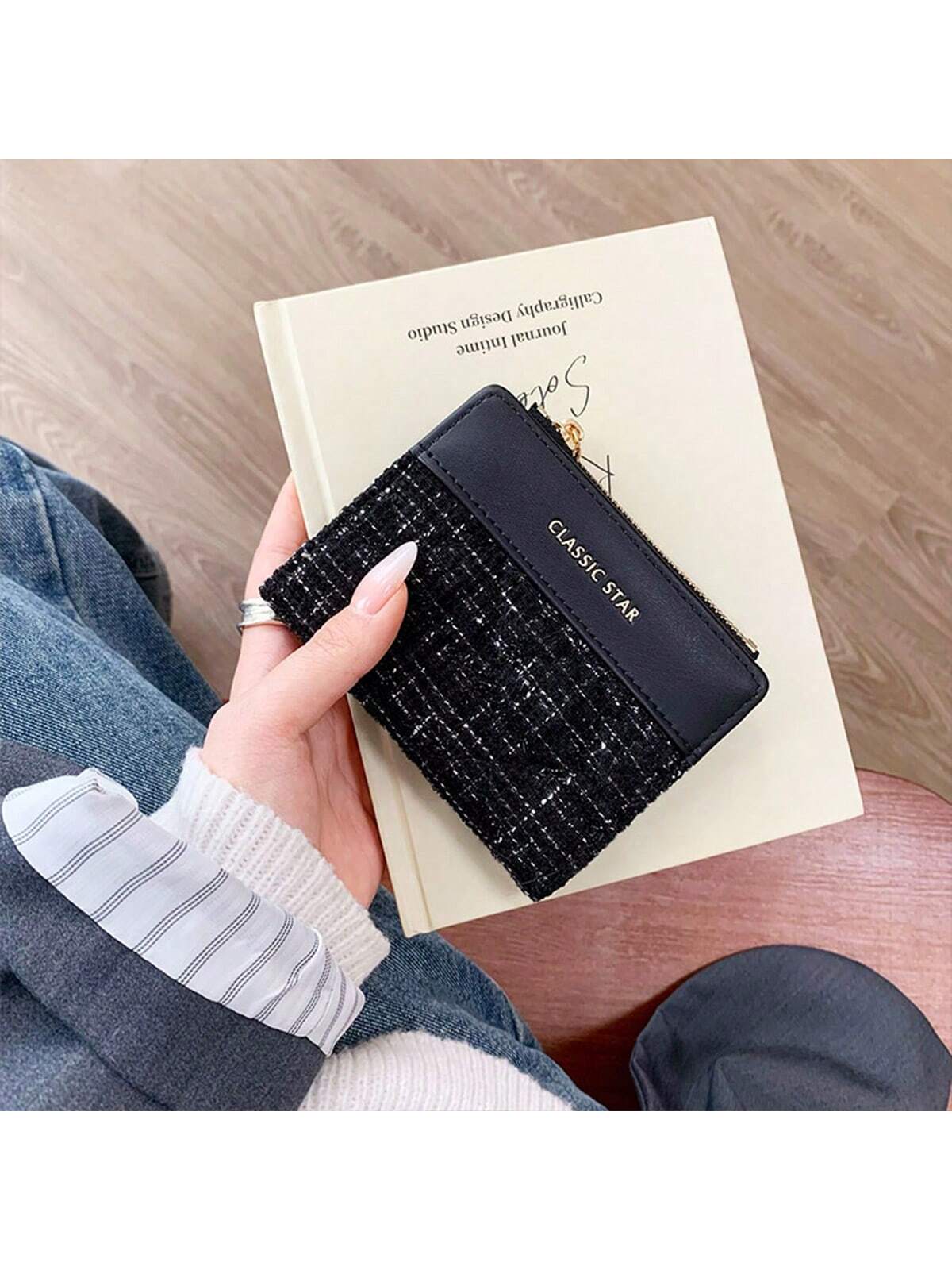 Small Women's Wallet Korean Style With Large Capacity And Simple Design For Students Or Daily Outing. For Women Wallet Purse Wallet Small Wallet Cute Wallet