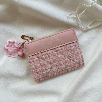 Small Women's Wallet Korean Style With Large Capacity And Simple Design For Students Or Daily Outing. For Women Wallet Purse Wallet Small Wallet Cute Wallet