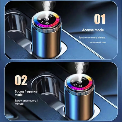 Smart Car Aroma Diffuser, Dynamic Light Show And Starry Ceiling Mode, Natural French Scented Essential Oils/Perfume, Adjustable Fragrance Intensity, Essential Oil Diffuser, Long-Lasting Freshness, Col