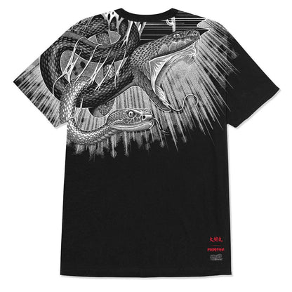 SNAKES BIG PRINT TEE - Four Street