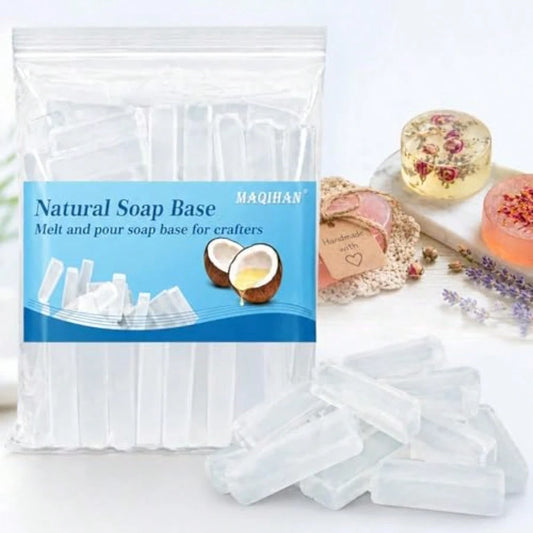 Soap Base Natural 14.8oz- Clear Glycerin Base For Soap Making Melt And Pour Organic Glicerina Para Hacer Jabones Foaming Additives Odorless Good Cleaning Ability Soap Making Supplies