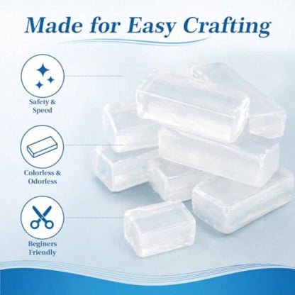 Soap Base Natural 14.8oz- Clear Glycerin Base For Soap Making Melt And Pour Organic Glicerina Para Hacer Jabones Foaming Additives Odorless Good Cleaning Ability Soap Making Supplies