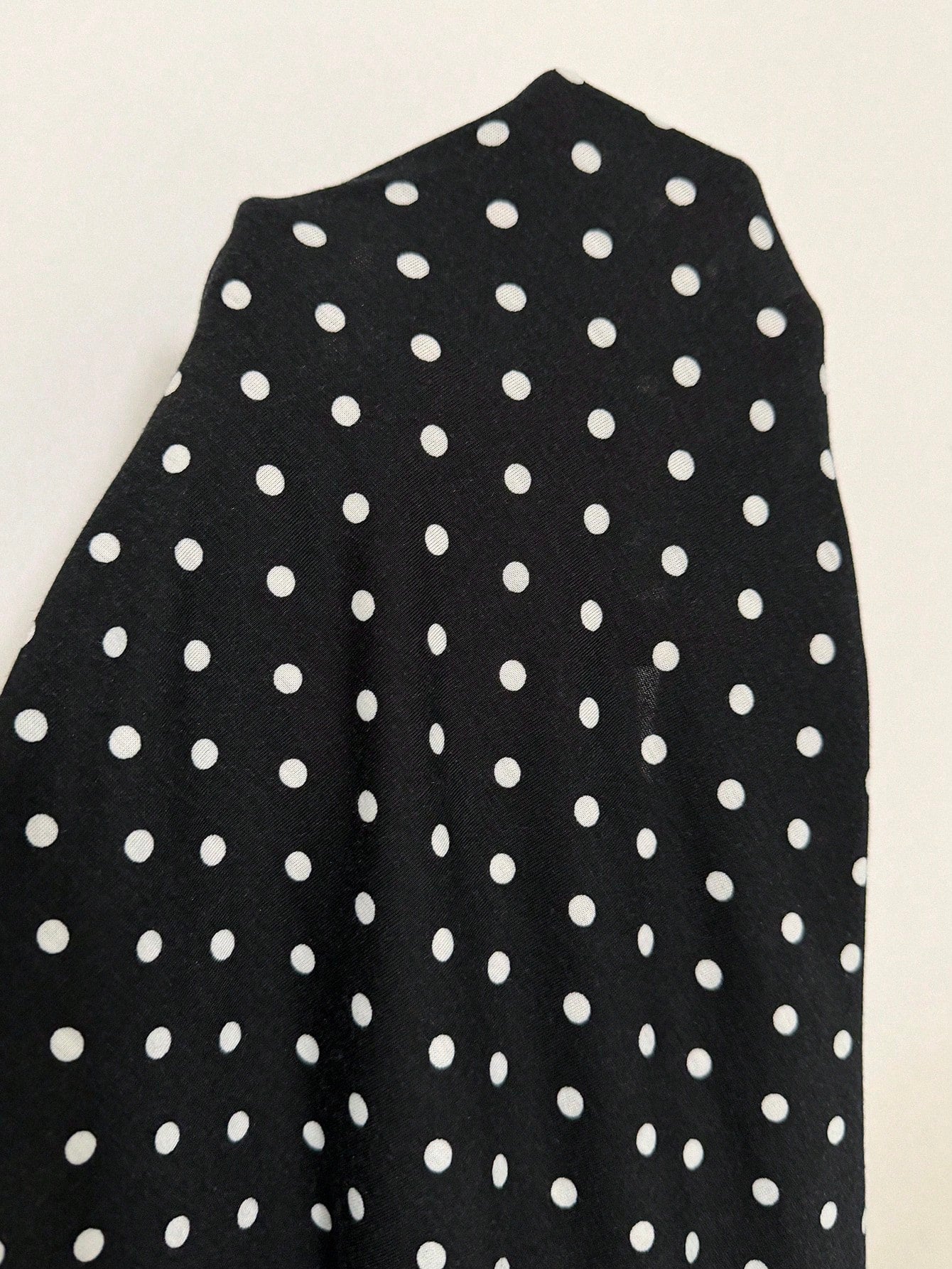 Solflare Plus Size Women's Polka Dot Casual Versatile Daily Wear T-Shirt