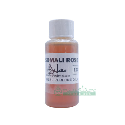 Somali Rose Perfume Body Oils Premium Religious Prayer No Alcohol 1 oz. Bottle