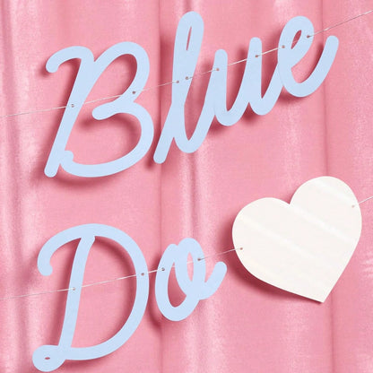 Something Blue Before I Do Banner- Matte Blue| 5.5 Ft.| Bachelorette Decorations, Engagement Party Sign, Proposal Background, Bach Heart Supplies