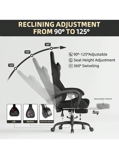 SOONTRANS High Back Gaming Chair, Ergonomic Gamer Chair For Adult