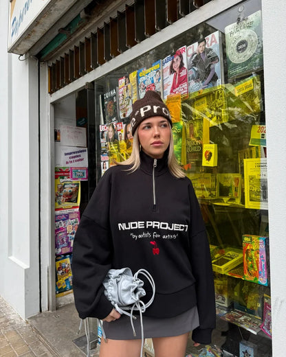 Sport Quarter-Zip Black